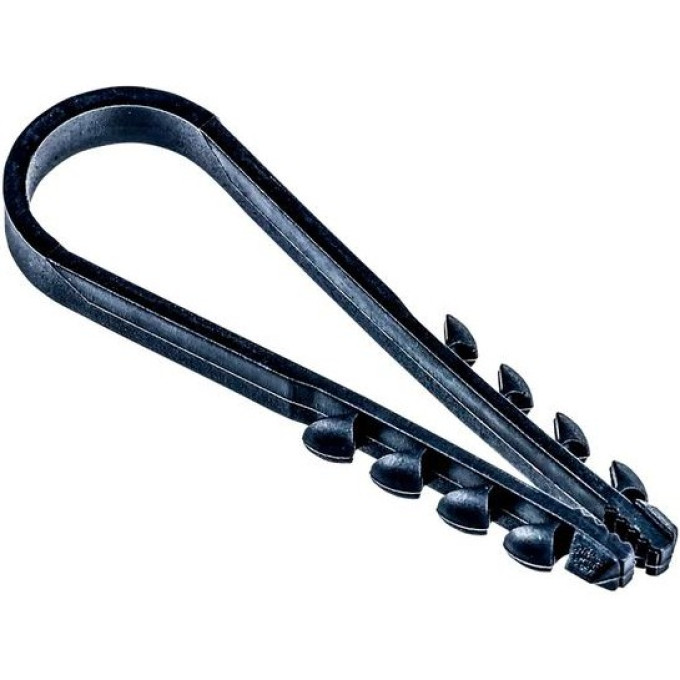 Дюбель-хомут JAZZWAY 5054844 PCD-R 05-10-45-100BL для круглого кабеля PA6,6 черн. (уп.100шт)