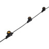 Гирлянда уличная JAZZWAY БЕЛТ-ЛАЙТ PBL-S40/L24+1,5 Black E27 IP65 24м 5058255