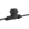 Гирлянда уличная JAZZWAY БЕЛТ-ЛАЙТ PBL-S40/L24+1,5 Black E27 IP65 24м 5058255