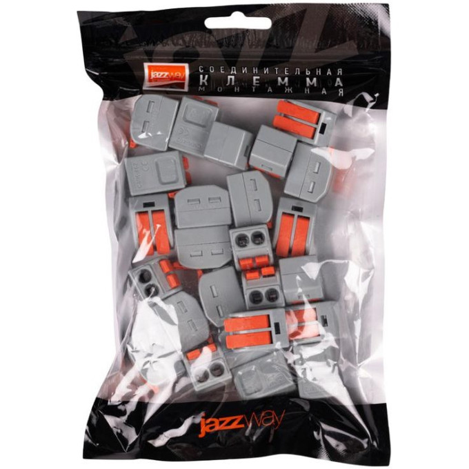 Клемма монтажная JAZZWAY 5074064 СМК PTC-2P 462 450В 41А 0,5-6,0кв.мм