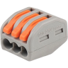 Клемма монтажная рычажного соединения JAZZWAY 5050730 PTC-3P 222-413 BL/10 450В 32А 0,08-2,5(4,0)кв.мм